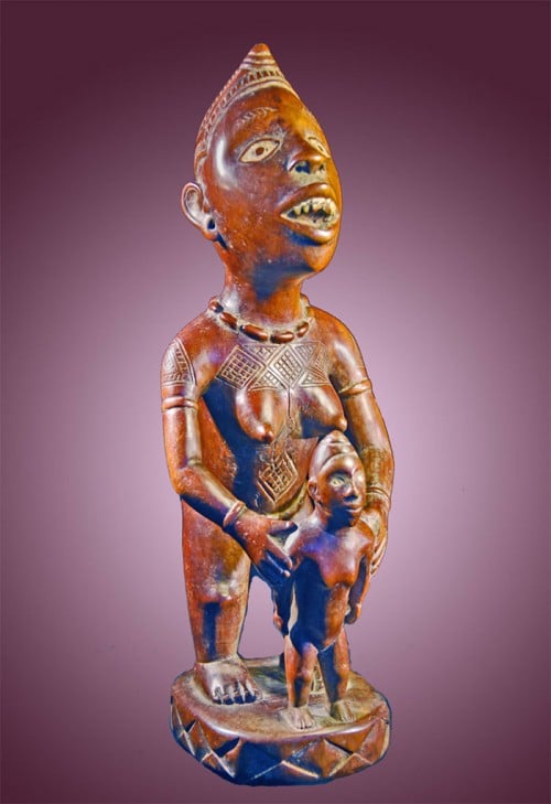 mother and son Fimba Piece
